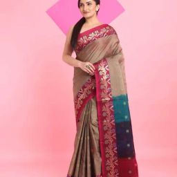 Arhi Brown Woven Saree-image-59