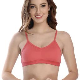 AROUSY Orange Cotton Beginner's Bra-picture-21