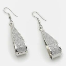 Sohi Silver Plated Designer Drop Earrings-2