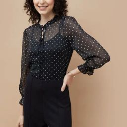 Fame Forever by Lifestyle Black Printed Top-picture-20