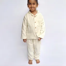 Snuggly Spaces Kids-Unisex White Nightdress-image-70