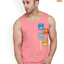 SLOWLORIS Pack Of 2 Printed Innerwear Vests SL26 COMBO (LOUD BLKRST) (JUST PEACH)-picture-8