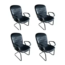 MRI Enterprise Fabric Fabric Capsule Chair Black (Set of 4 Pcs)-image-44