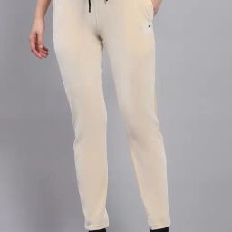 Monte Carlo Beige Cotton Blend Regular Fit Trackpants-image-79