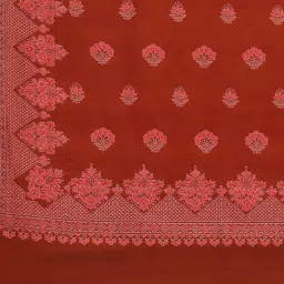 Monte Carlo Rust Printed Shawl image 3