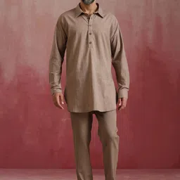 trueBrowns Men Cotton Co-ord set-image-8