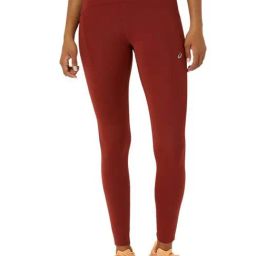 Asics Red Mid Rise Sports Tights-picture-36