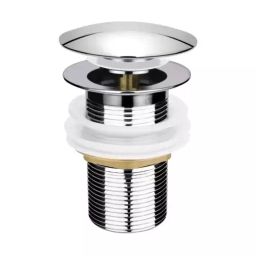 CTM Push Cock Faucet Waste Brass Coupling/Jali Silver-image-28