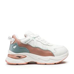 Asian Women's AROMA-04 White & Peach Sneakers-image-11