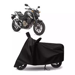 Auto Pearl Bike Cover for Honda CB 500 (Black)-picture-46