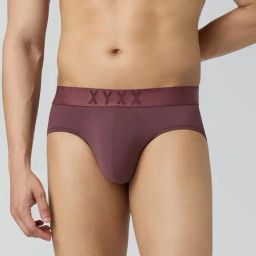 Xyxx Red Nylon Solid Regular Fit Briefs-image-13