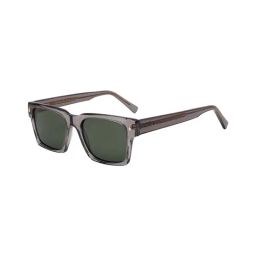 Ted Smith Green Rectangular UV Protection Unisex Sunglasses-11