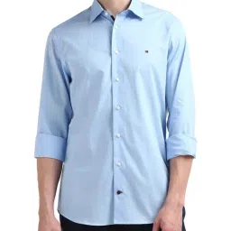 Tommy Hilfiger Blue Regular Fit Shirt-picture-17
