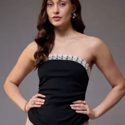 KASSUALLY Black Tube Top-picture-48