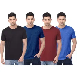 Color Capital Multicolored Regular Fit T-Shirt - Pack of 4-image-13