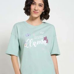 Dreamz by Pantaloons Blue Printed Top-picture-33