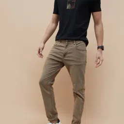 Fame Forever by Lifestyle Brown Cotton Slim fit Jeans-picture-16