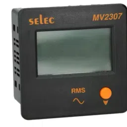 Selec LCD Digital Panel Meter Voltage of 230V AC,MV2307-230V-CE-29