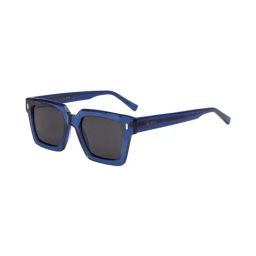 Ted Smith Black Square UV Protection Unisex Sunglasses-12