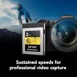 Lexar Professional CFexpress 4.0 Type-B Memory Card 2 TB Upto 3300 Mbps & Read 3000 Mbps Write Speed, GOLD image 3