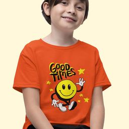 JEMBER Boys Printed Pure Cotton Bio Finish Applique T-shirt-image-8