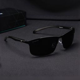 SUNGLASSIC Unisex Rectangle Sunglasses With Polarised and UV Protected Lens Radiant-image-70