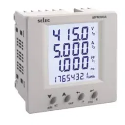 Selec LCD With Backlight Multifunction Meter ,MFM383A-47