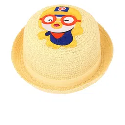 Zacharias Kids Printed Cotton Straw Hat-21