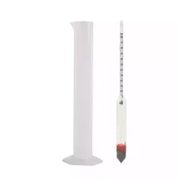 Japsin Instrumentation Alcoholmeter Hydrometer Range 00-100 for Alcohol/Petroleum With 250 ML Cylinder-15
