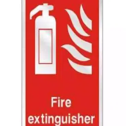mediateckboards Fire extinguisher sign Size: 4x4 inch-picture-28