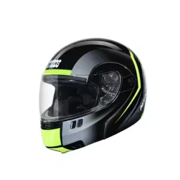 Studds NINJA 3G D6 DECOR Black 570 mm Medium Full Face Flip-up Helmet, D6 BLACK N5-26