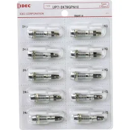 IDEC UP Series LED Small Indicator Light with Built-In Hood Resistor, UP7-2479GPN10 (Pack of 10)-38