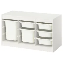 ikea trofast Storage combination with boxes, white/white, 99x44x56 cm-picture-40
