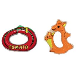 Vworld Smoothing Soft Chilled Teether for Baby BPA Free teether toy tomato and rat teether  (Pack of 2) (multicolour)-20