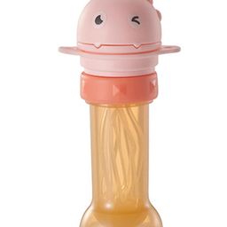 Kunya Baby Straw Water Bottle Cap with Straw Portable Bottle Cover Cap Sip Straw Lid Spillproof Bottle Adapter for Toddlers (Pack of 1)-image-53