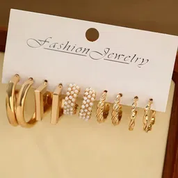 PolluxCraft Geometric Studs Earrings-16