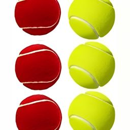 HackerX 6-Pc Fuzzy Sports Tennis Balls-58
