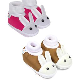 NESKA MODA Pink Cotton Booties-image-43