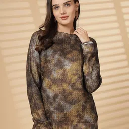 Thirty Threads Women Self Design Woollen Pullover-picture-16