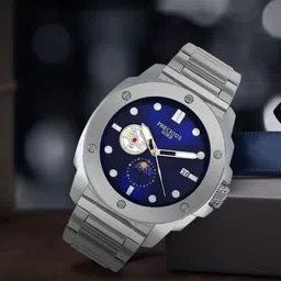 Precious Duke Men Premium Dial & Straps Analogue Watch PD_812407392162-Silver-Blue-picture-33