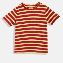 METRO KIDS COMPANY Boys Red & Yellow Striped T-shirt-image-51