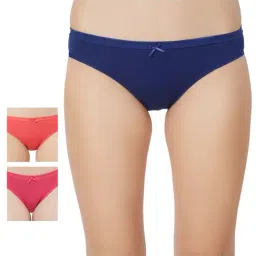 Soie Multicolor Cotton Bikini Panty (Pack of 3)-77