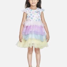 Peppermint Girls Multicolor Embellished Dress-picture-14