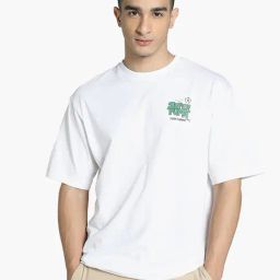 Puma White Cotton Relaxed fit SUPER PUMA FOOTBALL Tee-image-58