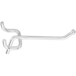 JTC Chrome Plated Steel Single Hook 152.4 mm (6 Inch) for Display Board, JTC 3520C-4