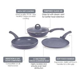 Wonderchef Granite Non-stick 4 Piece Cookware Set image 3