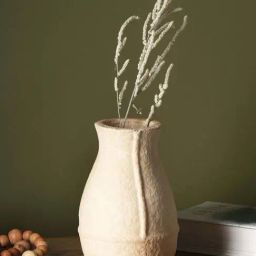 FIG Living Creme Paper Mache Vase-10