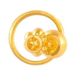 P.C. Chandra Jewellers 22k Gold Nosepin for Women-picture-2