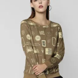 Vero Moda Brown Printed Sweatshirt-image-33