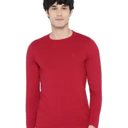 Chkokko Red Regular Fit T-Shirt-image-43